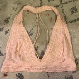 Baby pink bralette